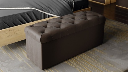 Пуф №3 с Ящиком для Хранения Разные Цвета/Ш-1040 × Г-365 × В-465 мм