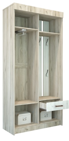 Прихожая Смайл 3 (Ш-1000 × В-2116 × Г-446 мм)/Разные Цвета