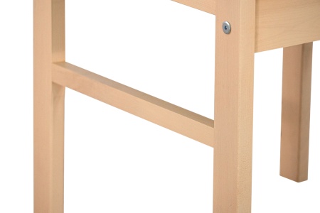 Стул с сиденьем массив выбеленная береза