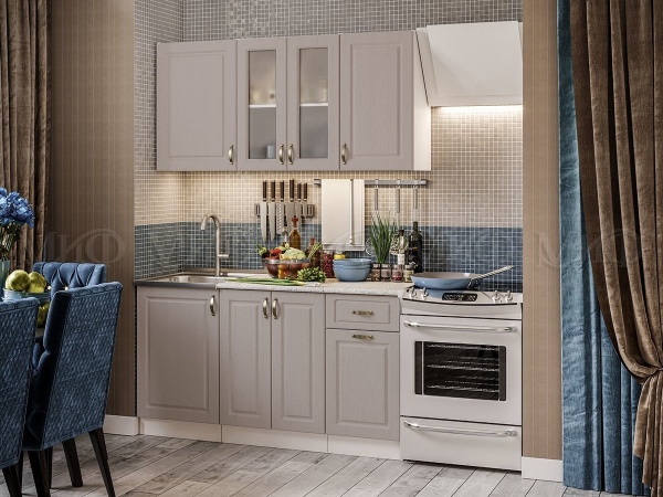 Кухонный Гарнитур Кармен-1 МДФ 1600/1700/1800/2000 мм/Разные Цвета