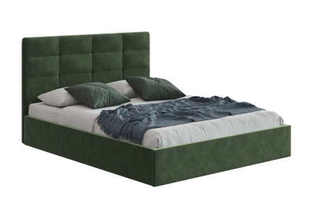 Кровать Диана велюр зеленый